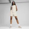 PUMA HER High-Waist Shorts Bej Kadın Şort