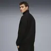 Puma T7 Suede Track Jacket Siyah Erkek Fermuarlı Ceket