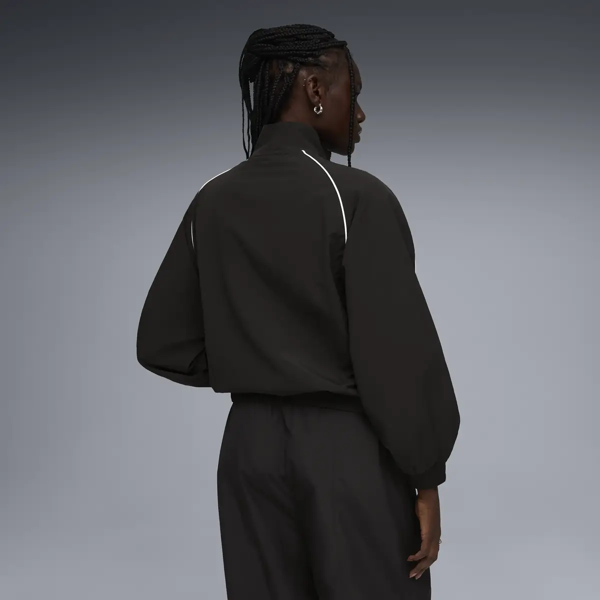 PUMA T7 Balloon Sleeve Jacket WV Siyah Kadın Ceket