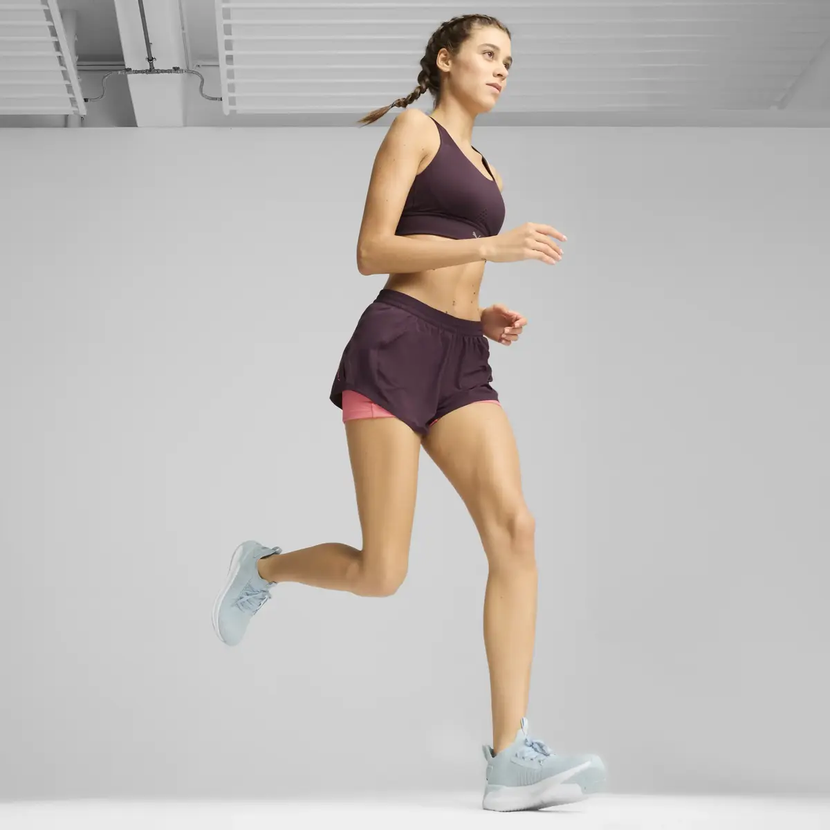 Puma Softride Symmetry Fuzion Wns Mavi Kadın Yürüyüş ve Koşu Ayakkabısı