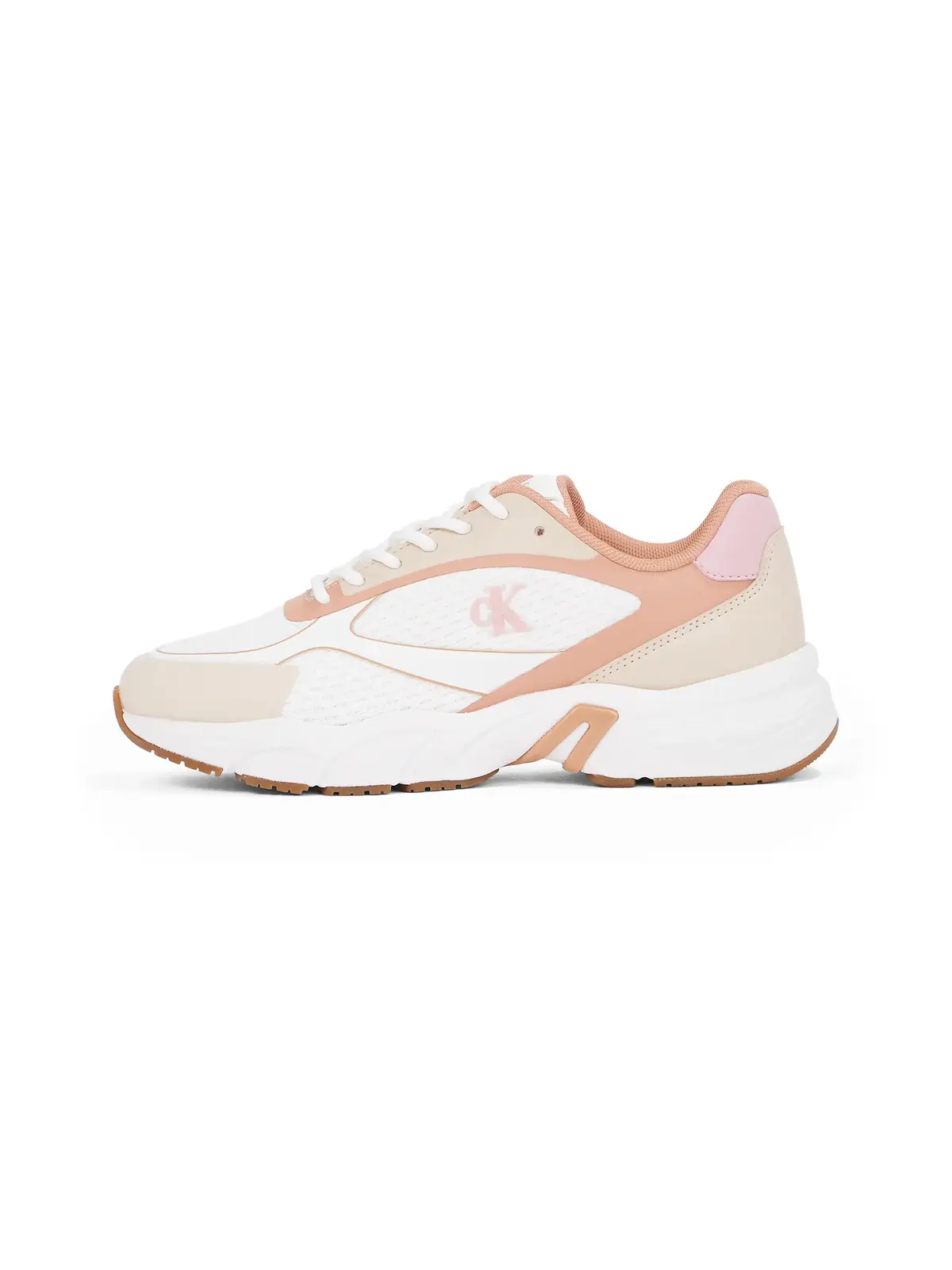 Calvin Klein RETRO TENNIS KNIT MG Bej Kadın Sneaker