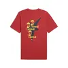 PUMA WARDROBE ESS Graphic Tee Kırmızı Erkek T-Shirt