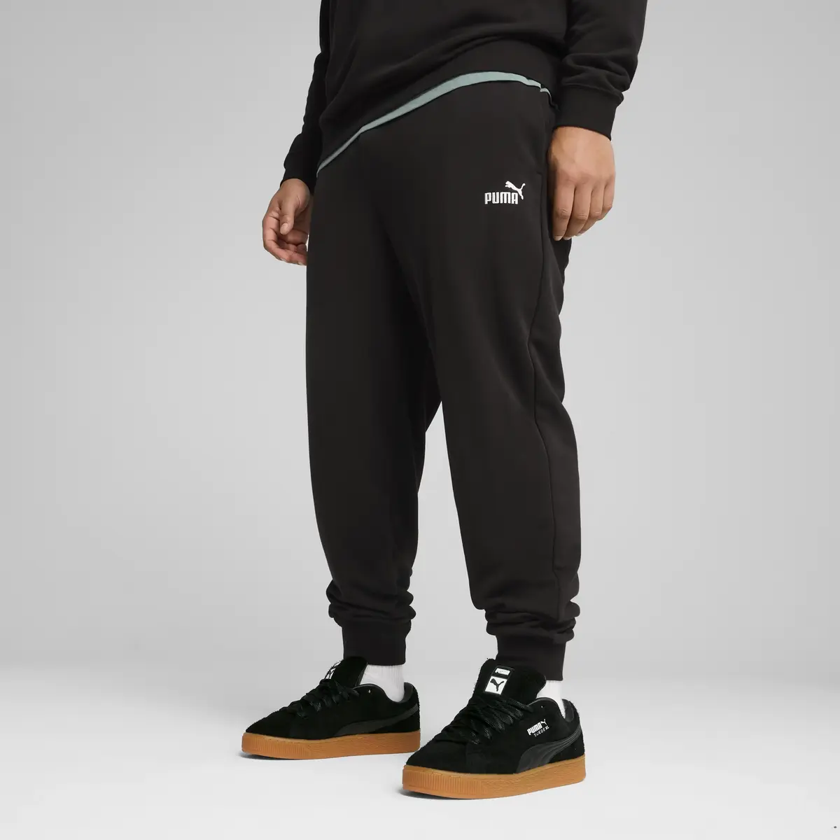 Puma ESS No. 1 Logo Sweatpants TR cl Siyah Erkek Eşofman Altı