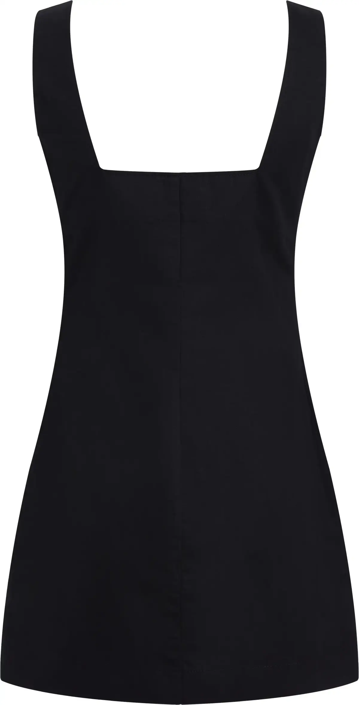 Calvin Klein SOFT LINEN A-LINE DR, BEH Siyah Kadın Elbise-Etek