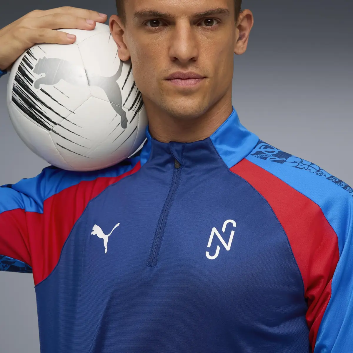 Puma Neymar JR Playmaker1/4 zip Mavi Erkek Ceket