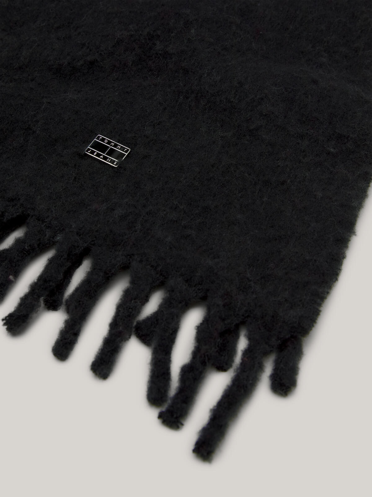 Tommy Hilfiger TJW COSY KNIT SCARF Kadın Siyah Atkı
