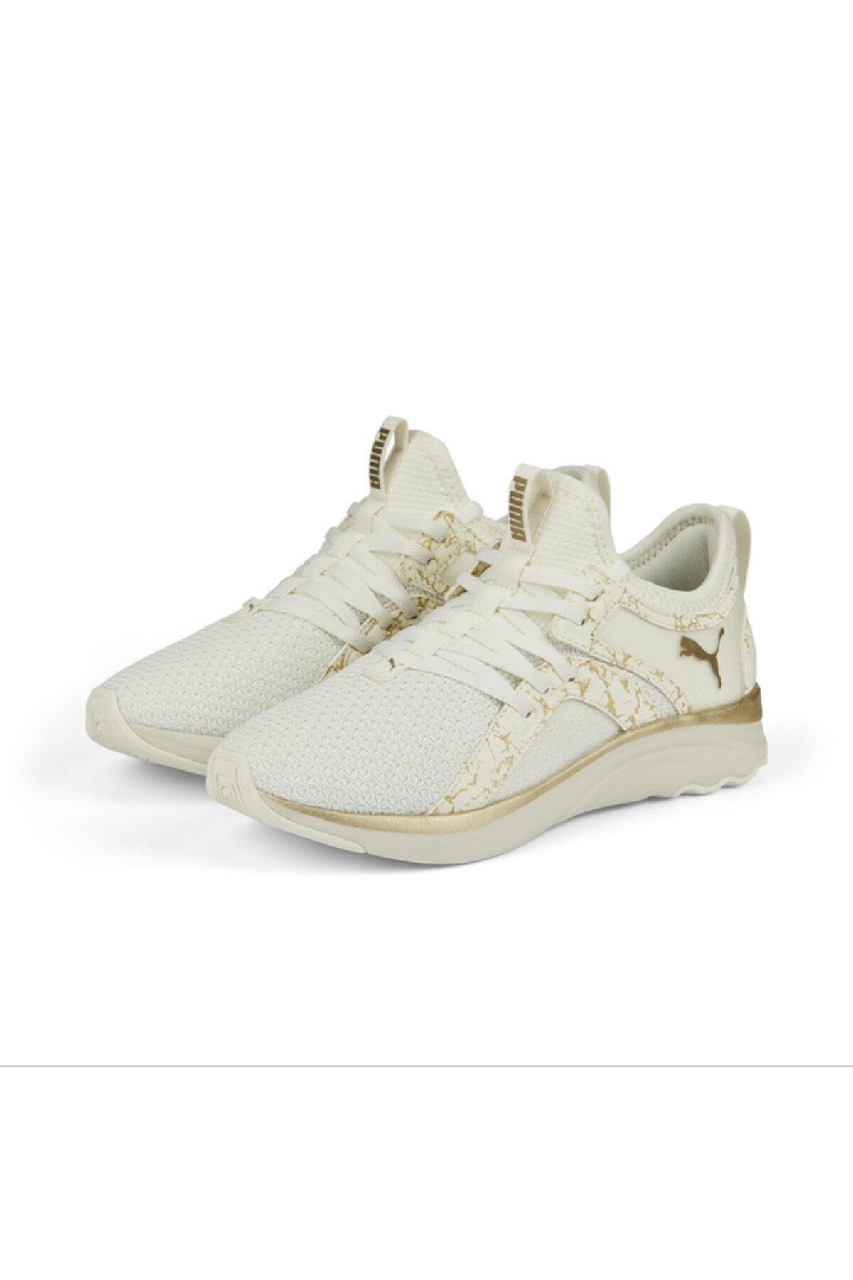 Puma Softride Sophia Marble Wn S Bej Kadın Koşu Ayakkabısı
