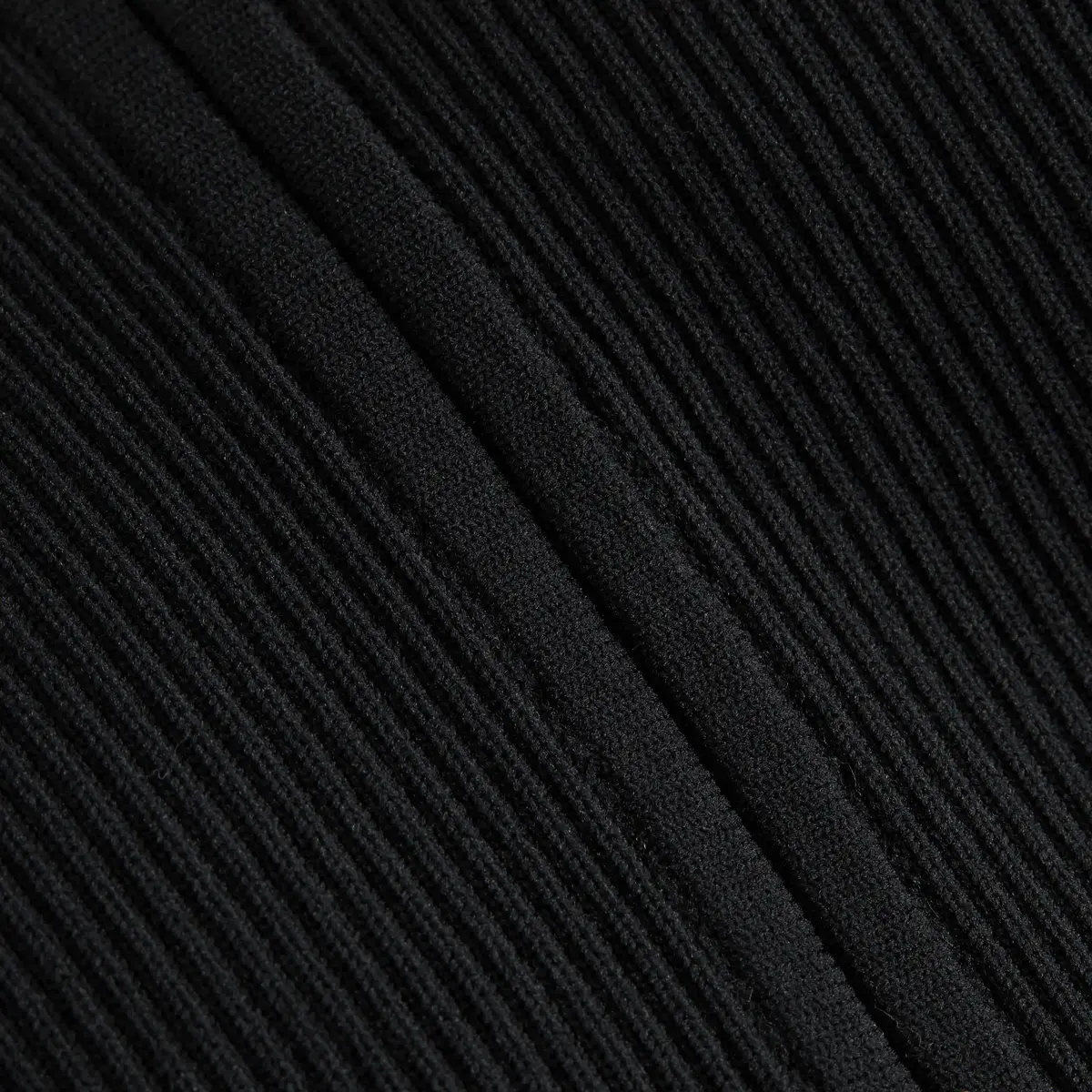 Calvin Klein HOOK & EYE KNITTED S Kadın Siyah Etek