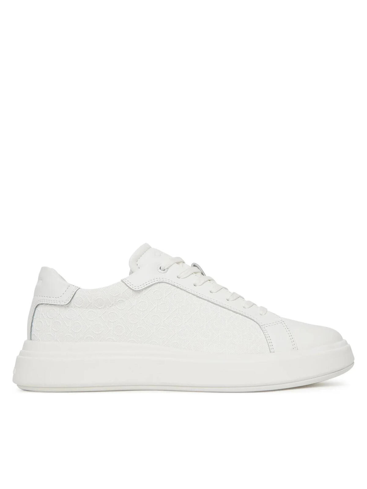 Calvin Klein CHUNKY LOW TOP LACE UP MONO Beyaz Erkek Günlük Spor Ayakkabı