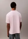 Calvin Klein SS COOLING JERSEY RLXD LOGO TEE Pembe Erkek Tişört