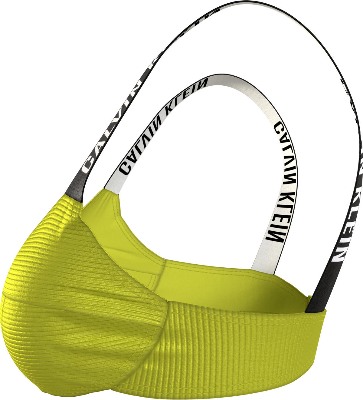 Calvin Klein BRALETTE-UW Kadın Sarı Bikini Üstü