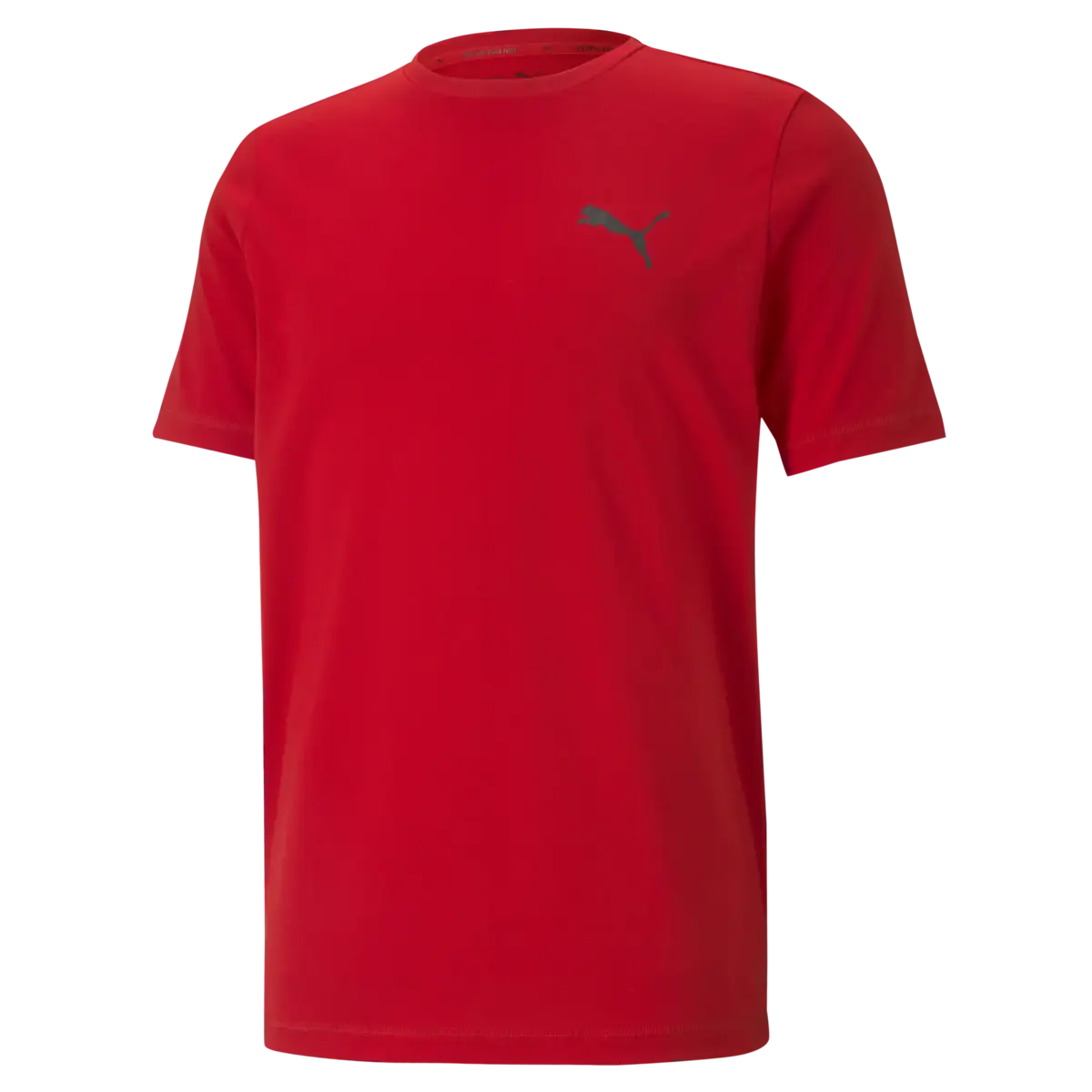 Puma ACTIVE Small Logo Tee Kırmızı Erkek T-Shirt