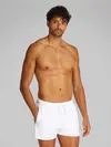 Calvin Klein SHORT DRAWSTRING Beyaz Erkek Mayo Şort