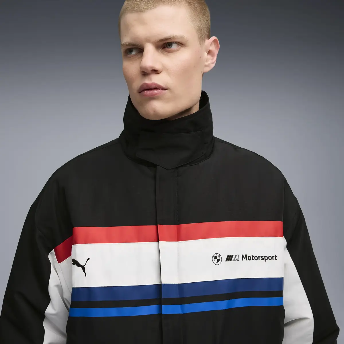 Puma BMW MMS Lifestyle Jacket Siyah Erkek Fermuarlı Ceket