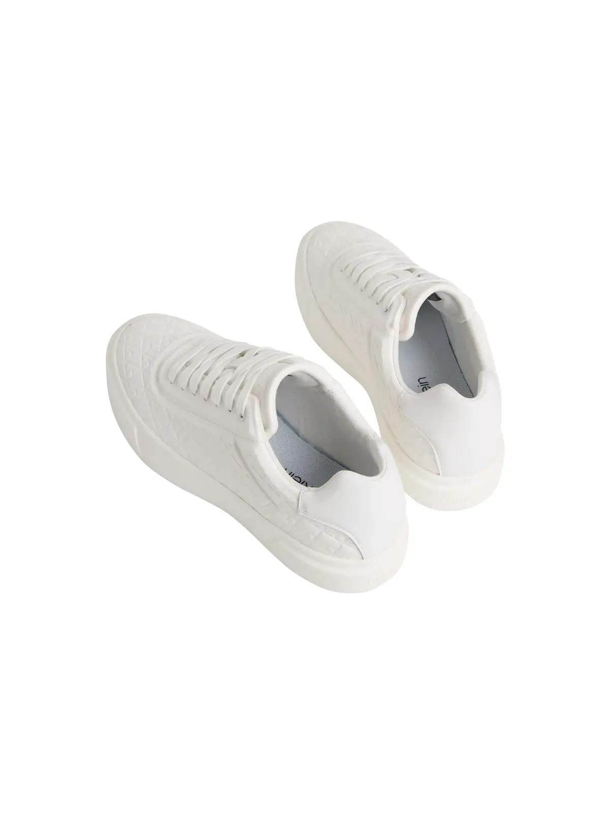 Calvin Klein BASKET CUPS LACE UP, 0K4, 36 Beyaz Kadın Spor Ayakkabı & Sneaker