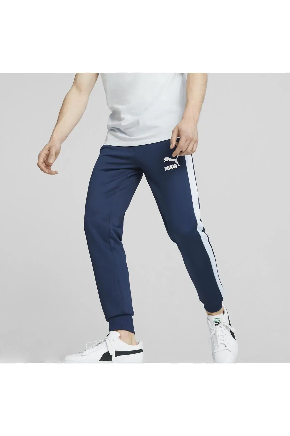 Puma T7 ICONIC Track Pants (s) PT Mavi Erkek Eşofman Altı