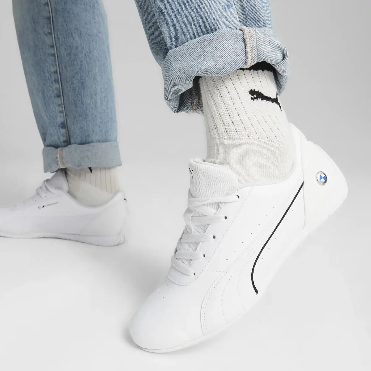 Puma BMW MMS Neo Cat Beyaz Unisex Spor Ayakkabı