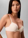 Calvin Klein PUSH UP PLUNGE Krem Destekli Dekolte Sütyeni
