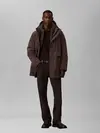 Calvin Klein LS HEATHERED NYLON B, P7I Siyah Erkek Mont