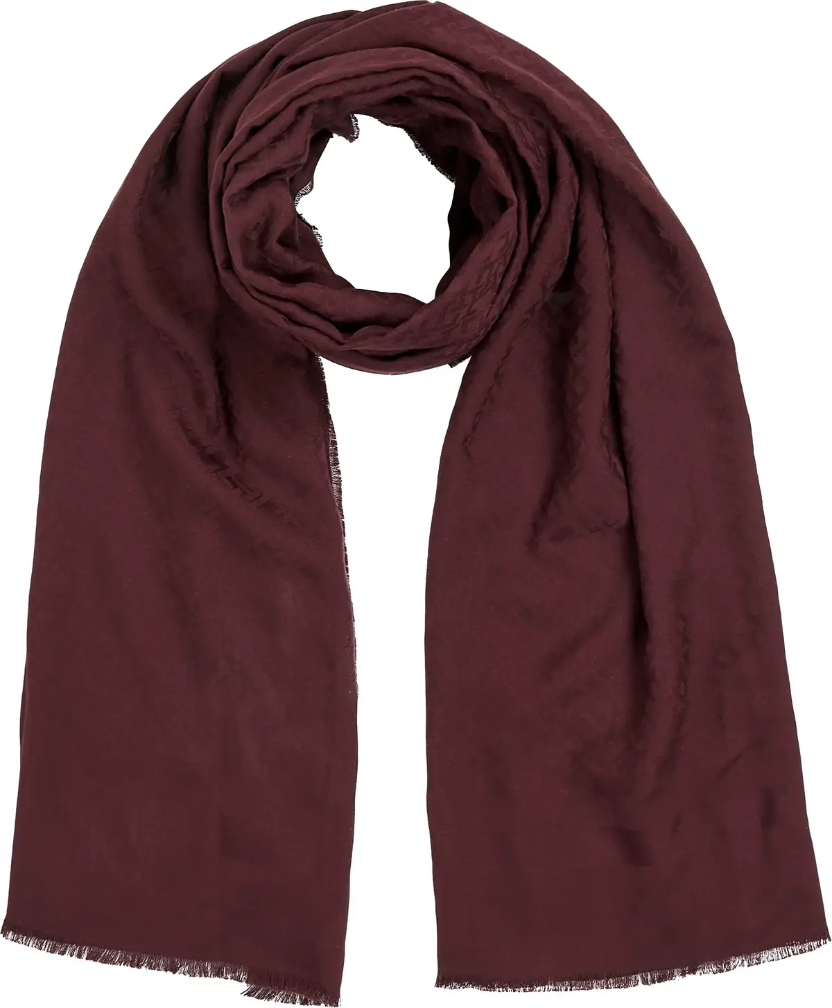 Tommy Hilfiger ELEVATED CHIC JACQUA, V18 Bordo Kadın Atkı