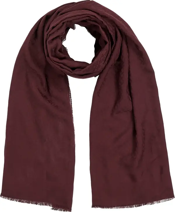 Tommy Hilfiger ELEVATED CHIC JACQUA, V18 Bordo Kadın Atkı