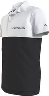 Calvin Klein CLR BLOCK LOGO POLO Erkek Siyah Polo T-Shirt