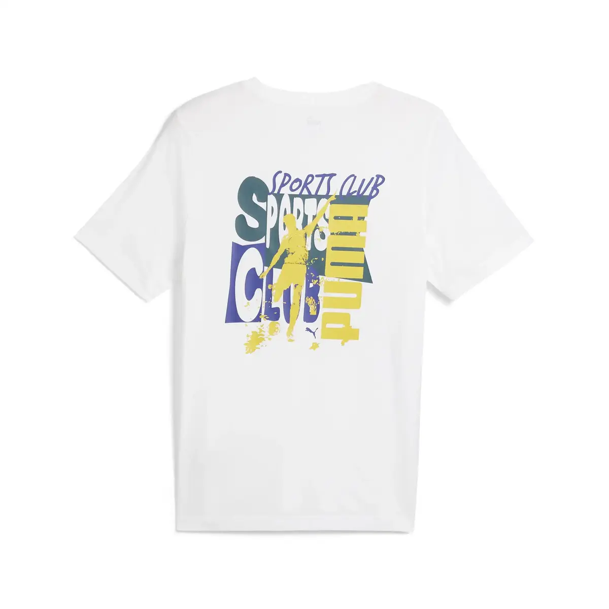 Puma GRAPHICS Sports Club Tee Beyaz Erkek T-Shirt