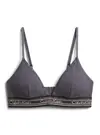 Calvin Klein LIGHTLY LINED TRIANG Gri Bikini Üst