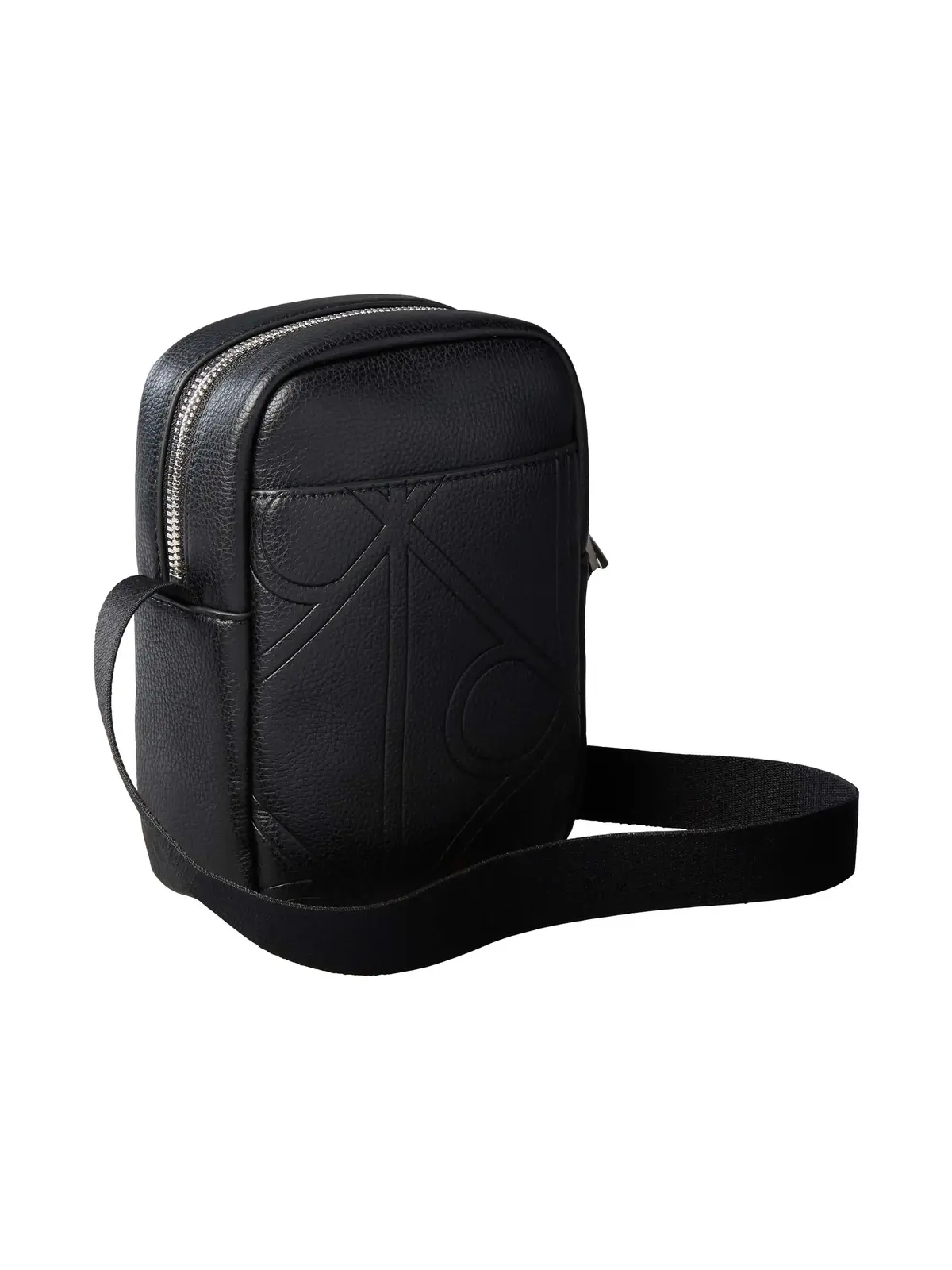 Calvin Klein EMBLEM AOP EMBOSS Siyah Erkek Çapraz Çanta