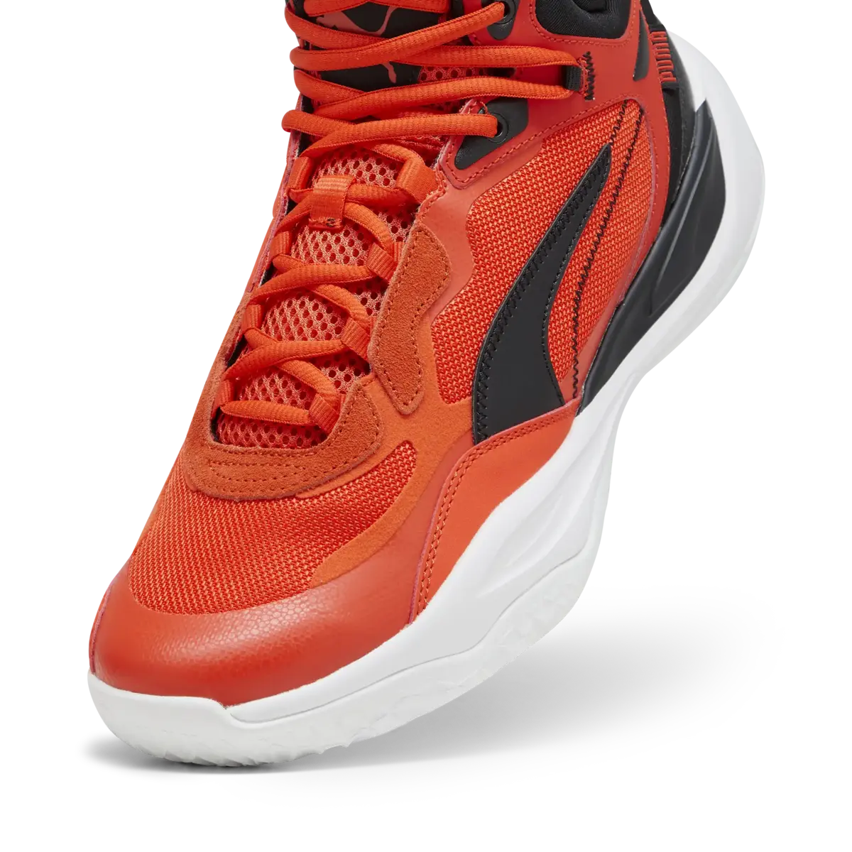 Puma Playmaker Pro Mid Kırmızı Unisex Basketbol Ayakkabısı