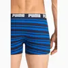 Puma PUMA HERITAGE STRIPE BOXER 2P blue Mavi Erkek 2'li Boxer