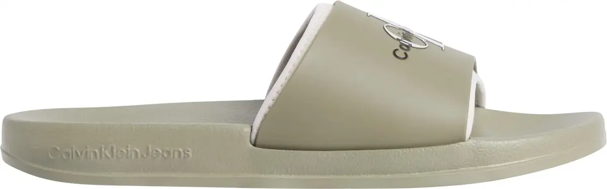 Calvin Klein SLIDE RUBBER NEOPREN, LH9 Yeşil Erkek Terlik