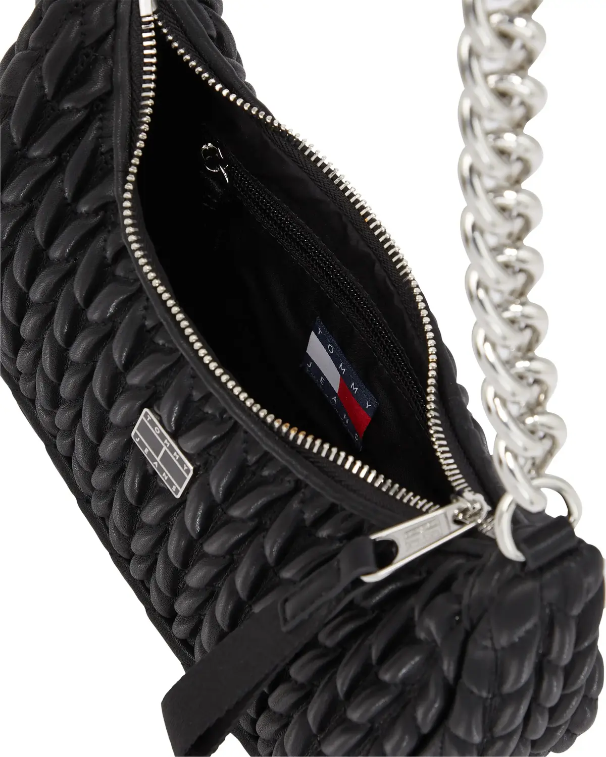 Tommy Hilfiger TJW ICONIC SHOULDER, BDS Siyah Kadın Çanta