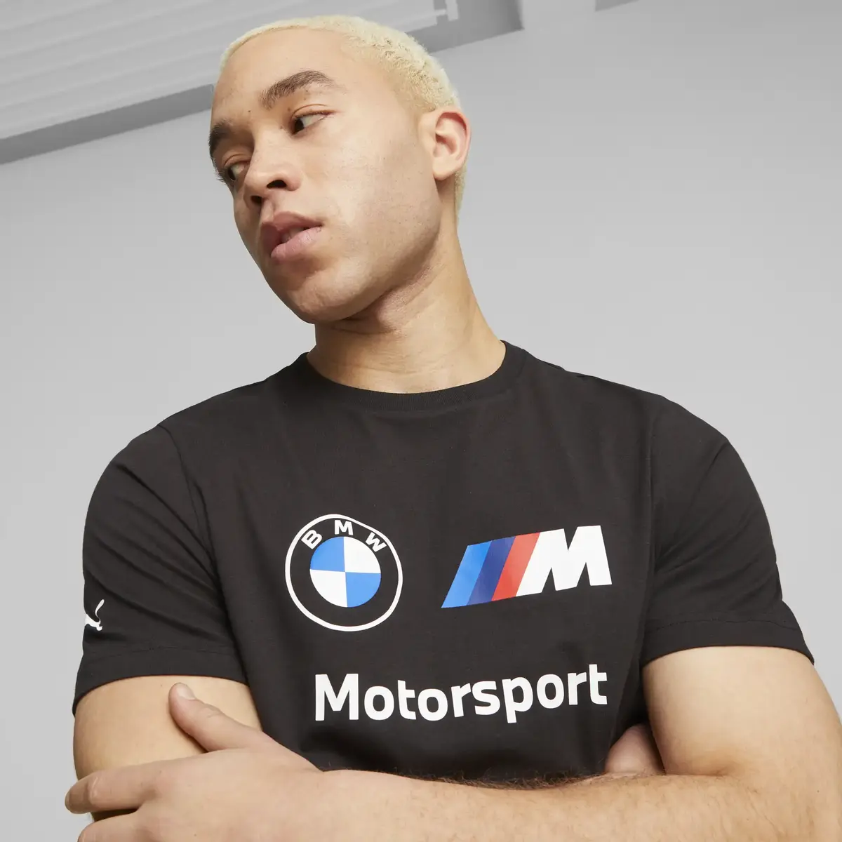 Puma BMW MMS ESS Logo Tee Siyah Erkek T-Shirt