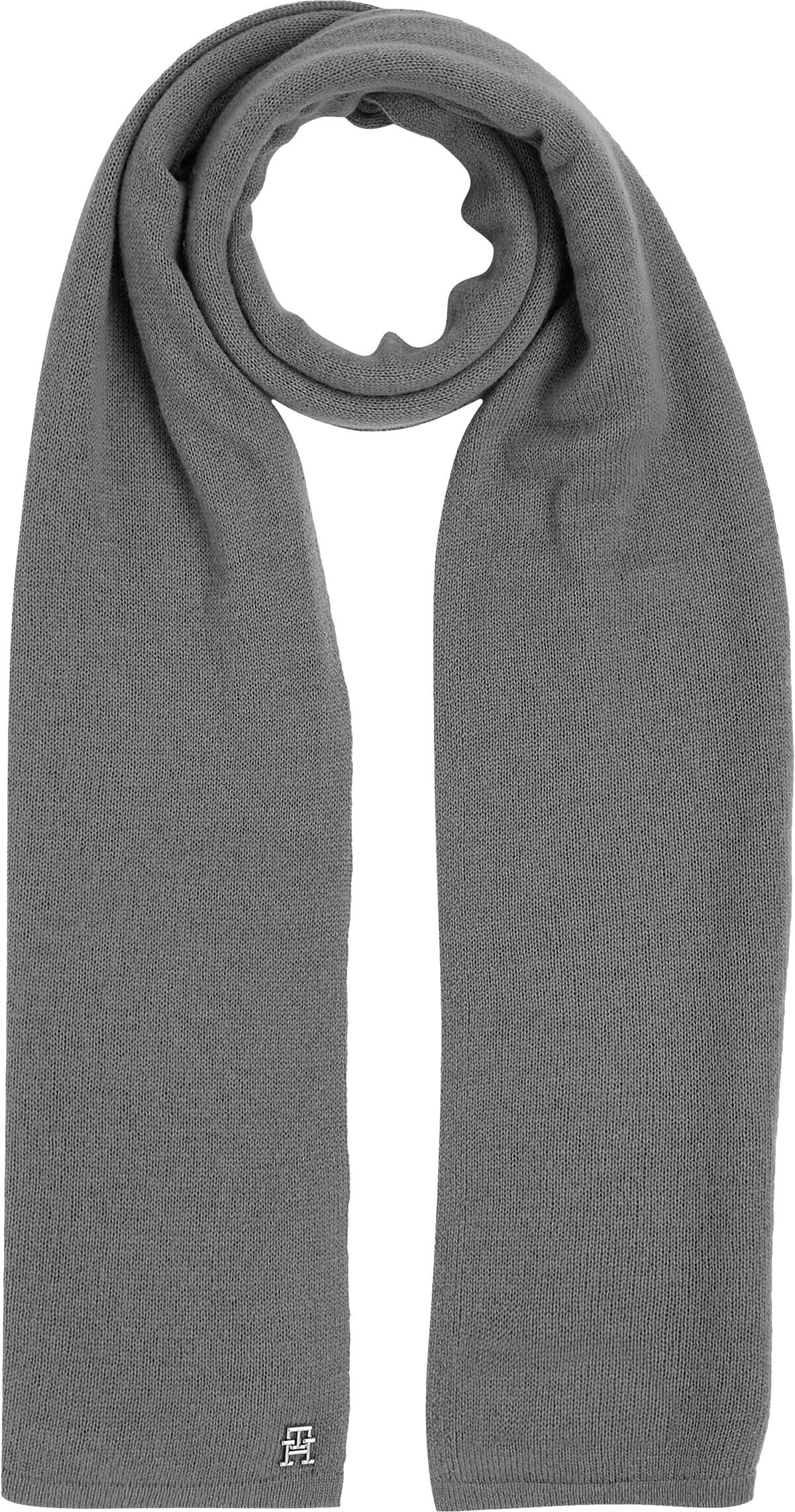 Tommy Hilfiger CASHMERE CHIC KNIT S Kadın Gri Atkı