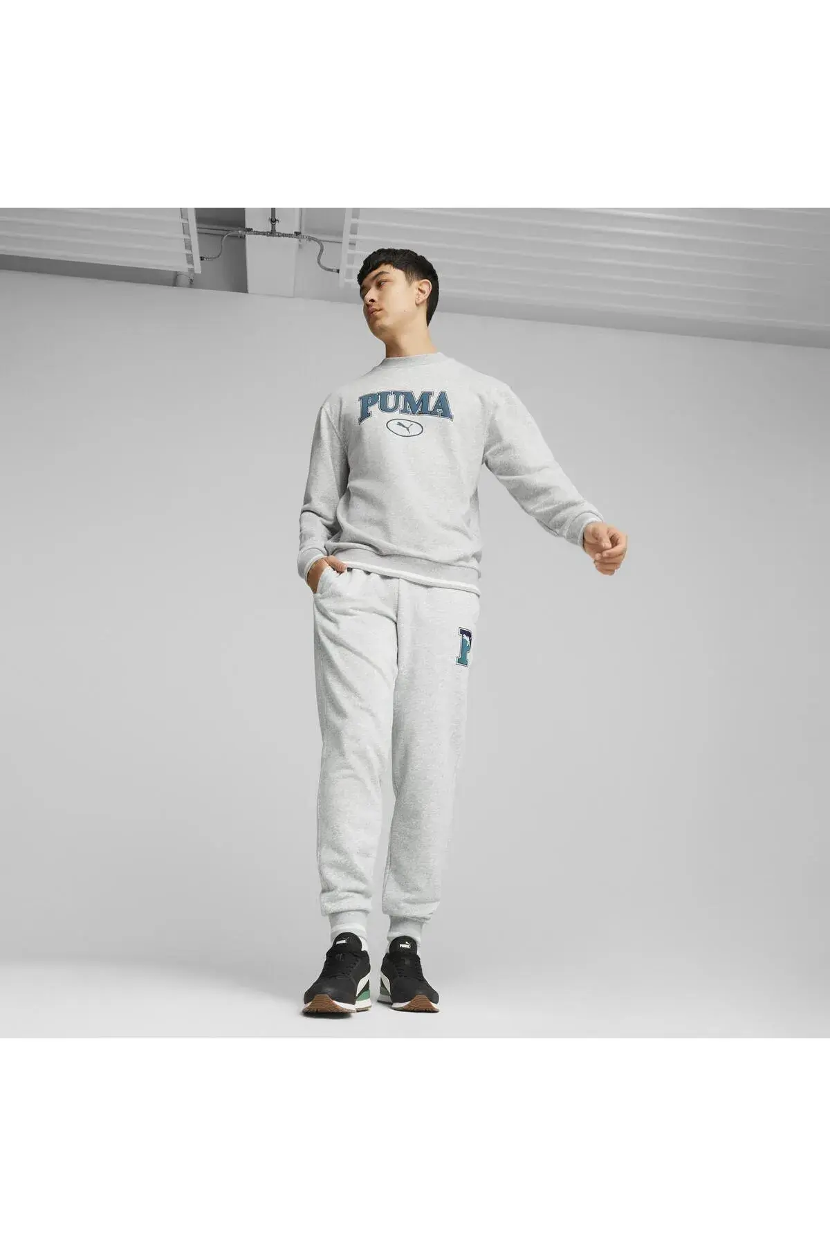 Puma SQUAD Sweatpants TR cl Açık Gri Erkek Eşofman Altı