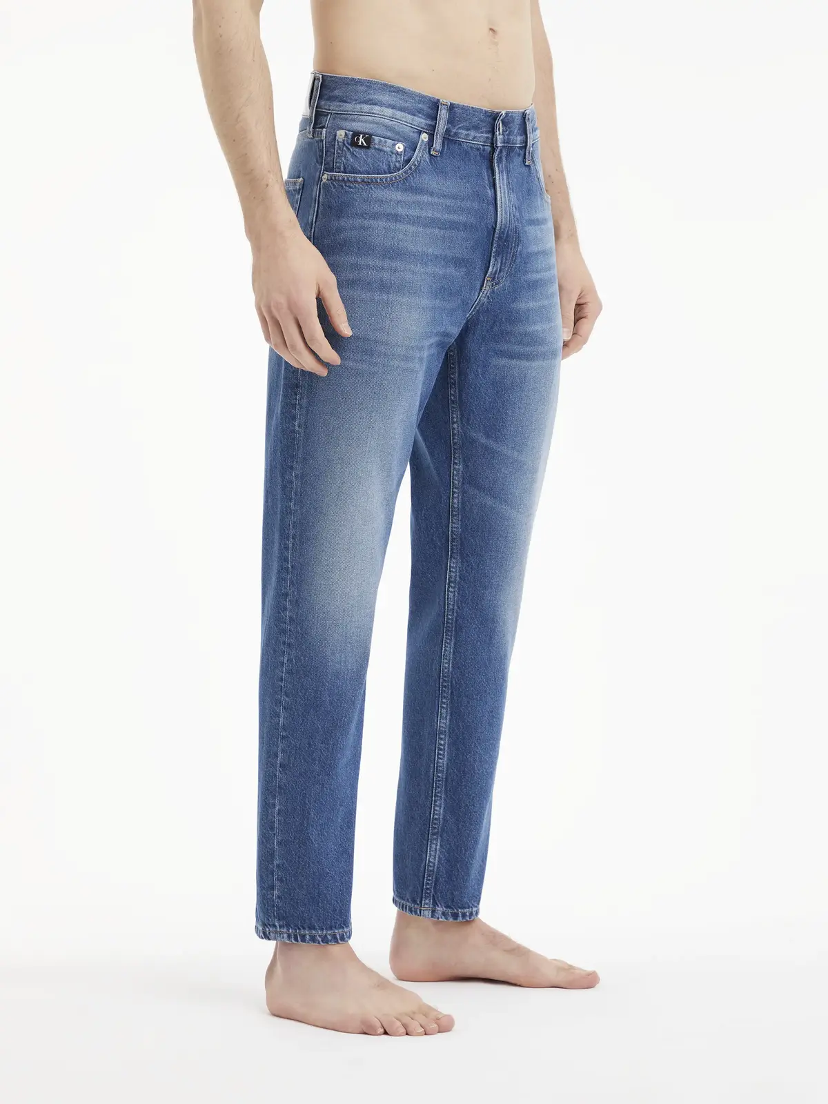 Calvin Klein DAD JEAN Erkek mavi Kot Pantolon