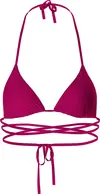 Calvin Klein TRIANGLE-RP Kadın Pembe Bikini Üstü