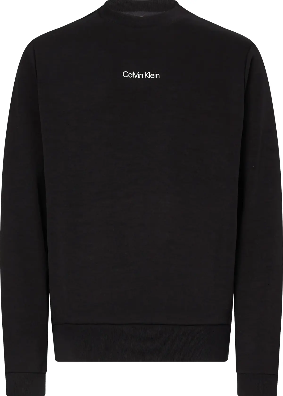 Calvin Klein INTERLOCK MICRO LOGO Erkek Siyah Sweatshirt