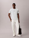 Calvin Klein SS 30S MICRO MONOLOG, 3Q0, S Mavi Erkek T-Shirt