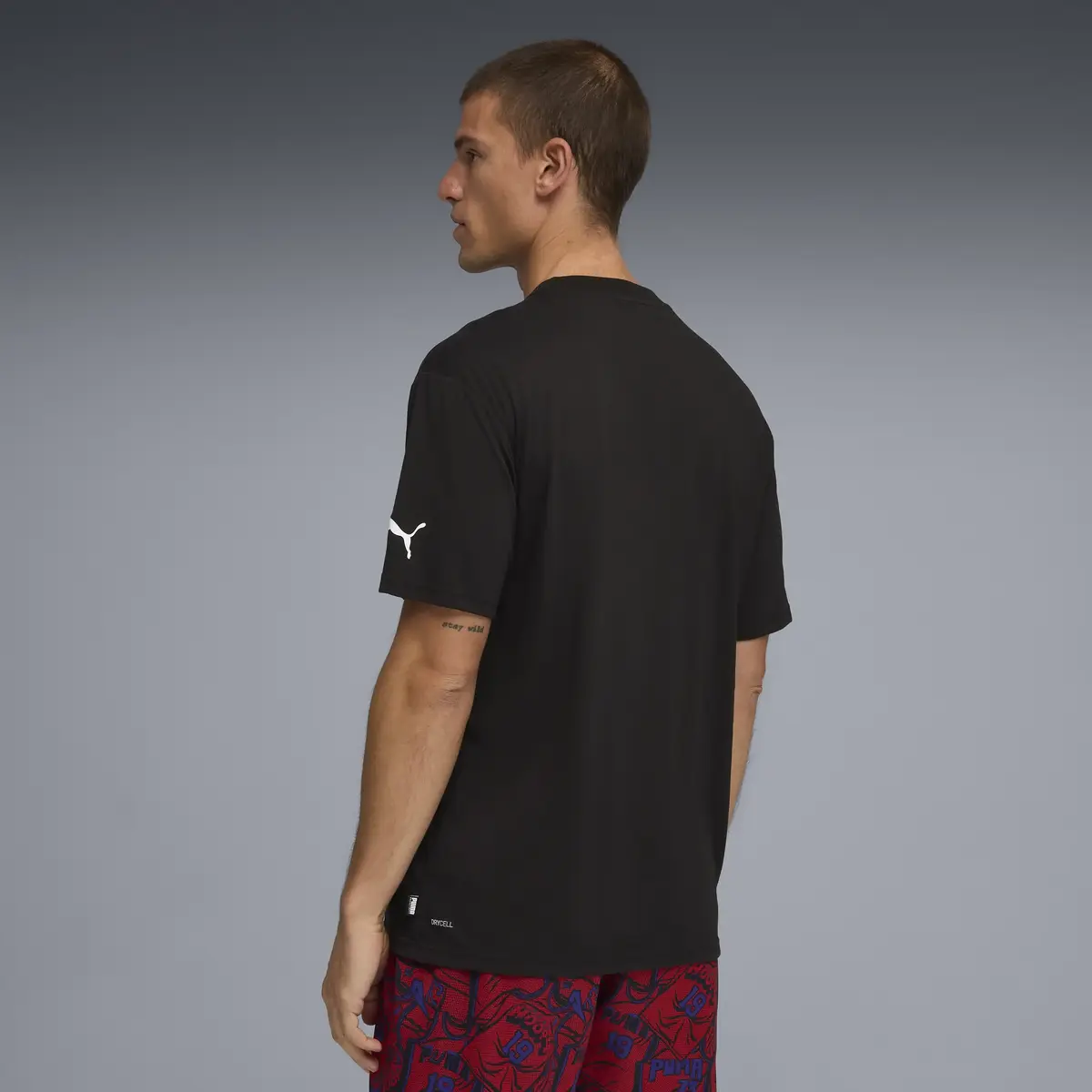 PUMA Flagrant Foul SS Tee 4 PUMA Black Siyah Erkek T-Shirt