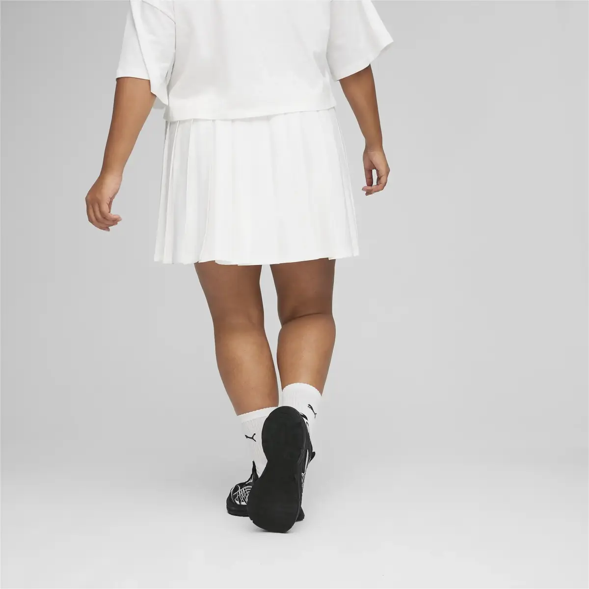 Puma CLASSICS Pleated Skirt Beyaz Kadın Etek