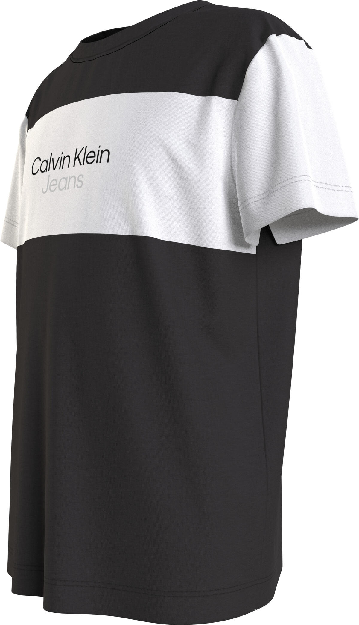 Calvin Klein COLOR BLOCK T-SHIRT Erkek Siyah T-Shirt