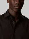 Calvin Klein REG ESNTL POPLIN STR Regular Fit Siyah Erkek Gömlek