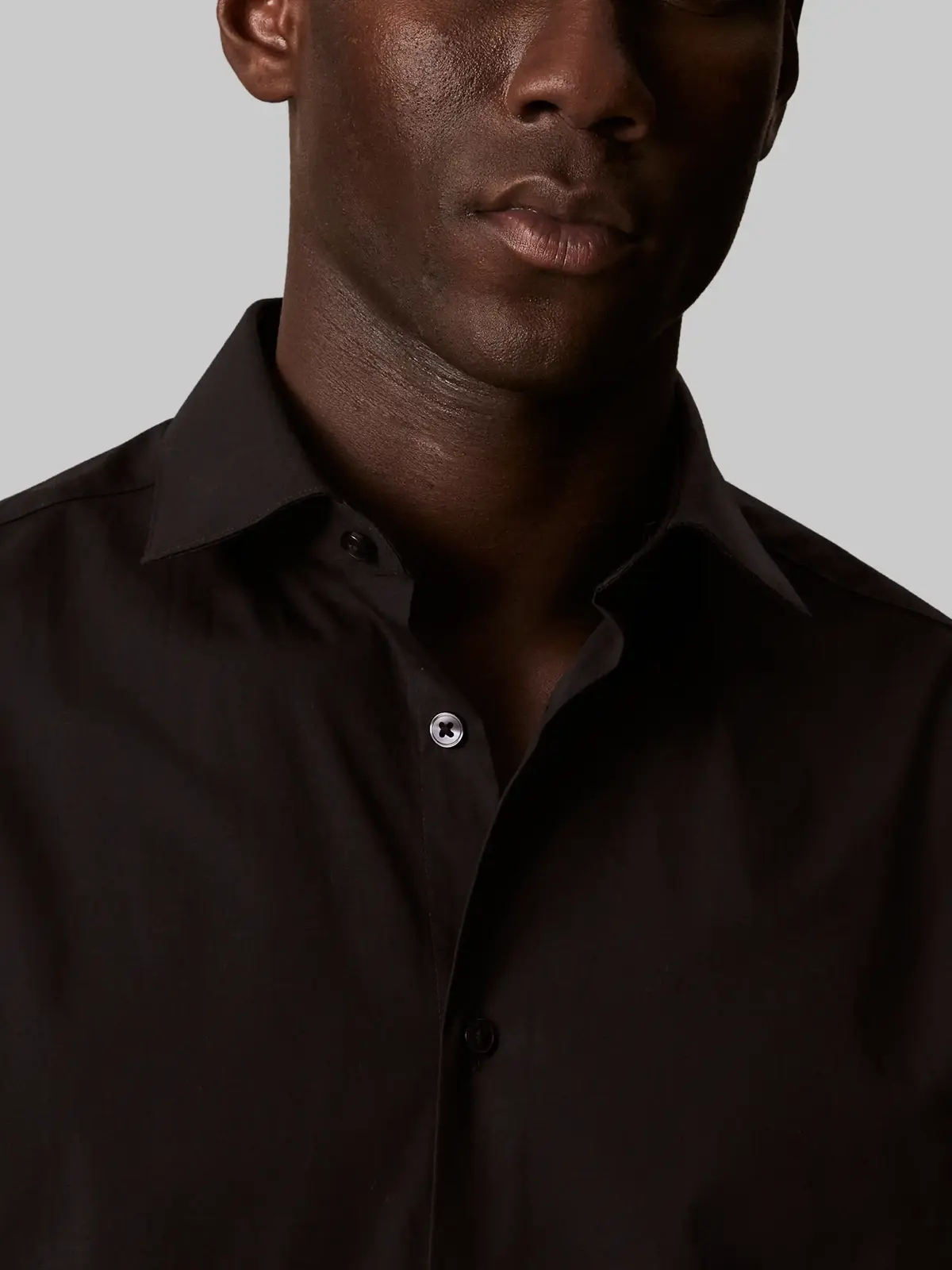 Calvin Klein REG ESNTL POPLIN STR Regular Fit Siyah Erkek Gömlek