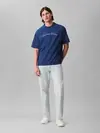 Calvin Klein SS CENTER CHAIN STIT, C3I Lacivert Erkek T-Shirt