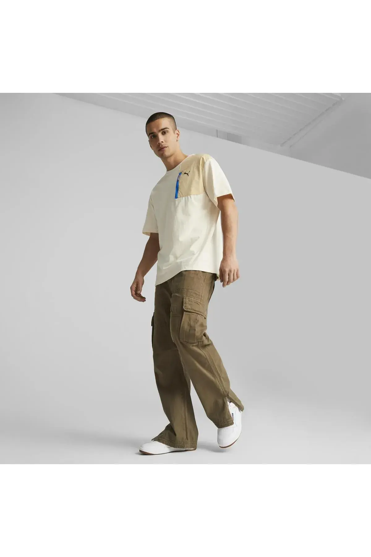 Puma OPEN ROAD Tee Kırık Beyaz Erkek T-Shirt