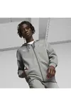 Puma BMW MMS Hdd Sweat Jacket Gri Erkek Fermuarlı Ceket