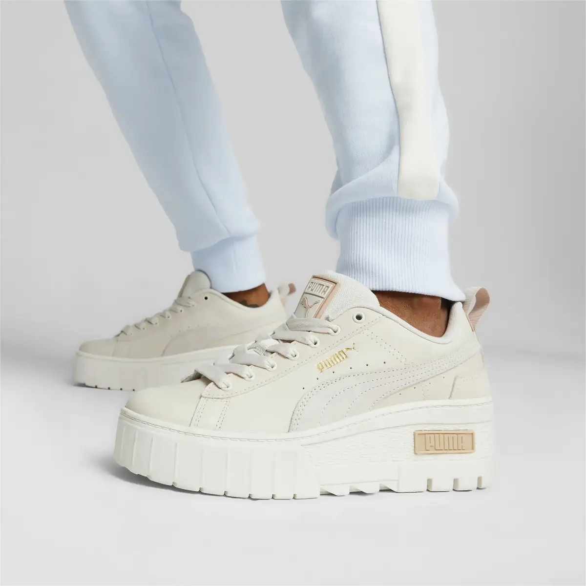 Puma Mayze Wedge Pastel Wns Bej Kadın Günlük Spor Ayakkabı