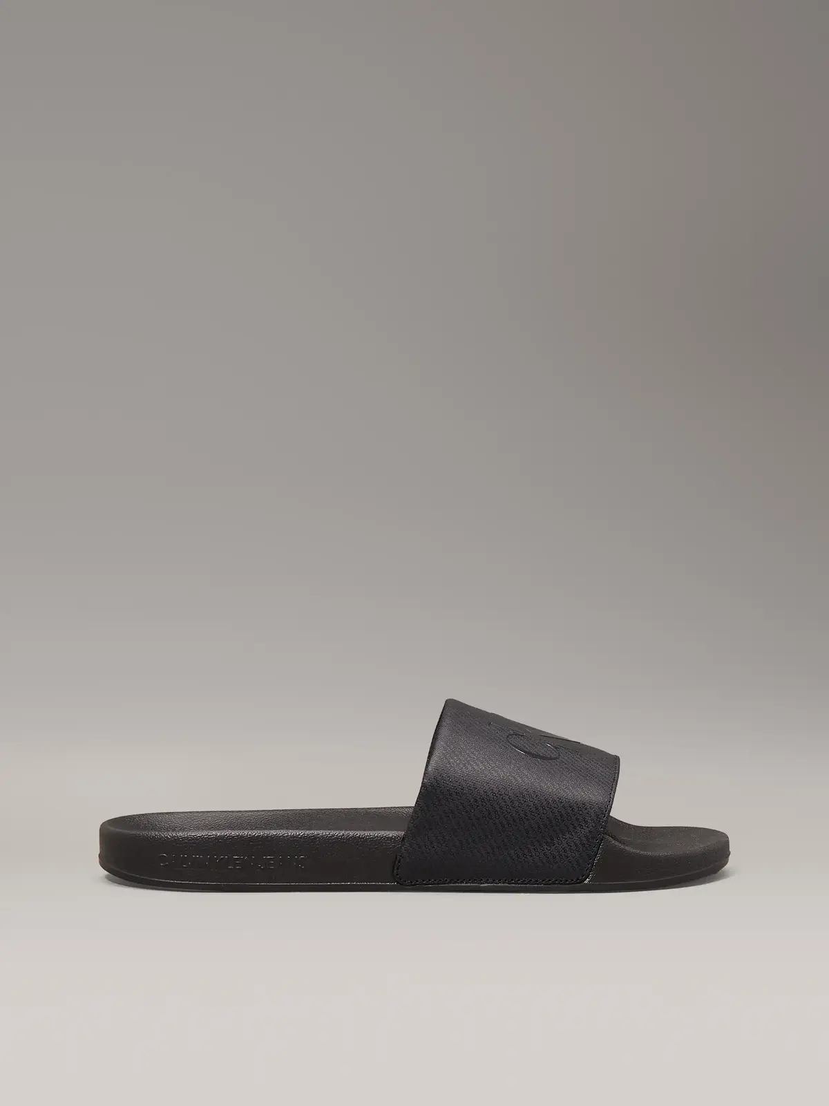 Calvin Klein SLIDE AOP PRINT, 0GJ Siyah Erkek Terlik